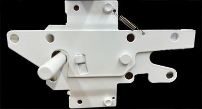 pvc gate latch white